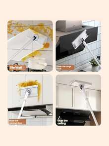 无绳旋转拖把，干湿两用超细纤维拖把，适用于地板清洁，小巧，可重复使用拖把垫，非常适合硬木和复合地板