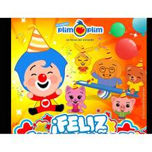 Plim Plim Birthday Party Backdrop For Photography Background Birthday Decor - C - View 5