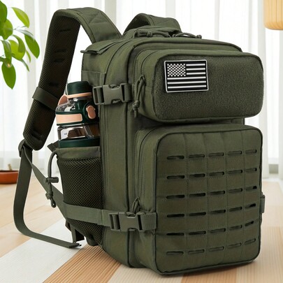 Mochila táctica Morel de 25 litros para hombre, bolsa de emergencia para 3 días, mochila de senderismo con portabotellas, mochila de montañismo de gran capacidad, mochila de viaje para exteriores, bolsa deportiva, equipo de acampada.