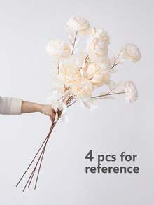 1/2pcs Artificial Flowers Large Peonies Fake Wedding Peony Flowers Silk Peony Flower Arrangement For Tall Vase Home Wedding Decoration Table Centerpieces