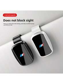 Car Sun Visor Storage Box, Sunglasses & Eyeglasses Holder Clip, Durable ABS Material, Suitable For Most Vehicles, Automotive Interior Accessory, Holiday Gift