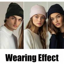 Women Beanie Hat - Dark Grey - View 10