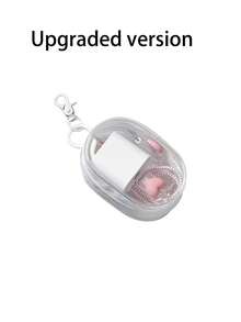 2-1pc Portable Transparent Zipper Storage Bag, Data Cable Organizer Bag, PVC Charger Line Storage Pouch, Multi-Function Earphone Charger Storage Box, Coin Purse, Luggage Accessories, Key Holder, Essential For Home, Office And Travel - Multicolor - View 11