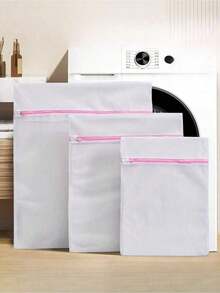 1pc Laundry Mesh Bag - Large Washing Machine Bag For Underwear, Delicate Clothes & Summer Tops - 圖片色 - 查看 8