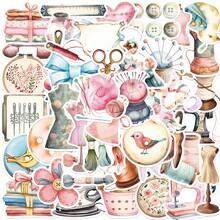50pcs Sewing Stuff Sewing Supplies Cartoon Stickers Sewing Tools Sewing GiftsSewing Stickers Art Stickers Graffiti Stickers Aesthetic Stickers Vinyl Stickers Stickers For Water Bottle, Hydroflask, Guitar, Luggage, Phone, Case, Laptop, Skateboard, Gift