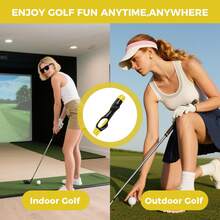 [Christmas] SKLZ Golf Grip Trainer - Enhances Grip Strength, Accuracy And Swing Technique To Achieve Better Golf Performance. Suitable For Golfers Of All Levels. - Màu vàng - Xem 8