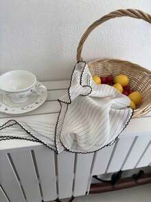 1pc Women's Polka Dot Striped Triangle Scarf Chiffon Headscarf Hair Bandana Neckerchief Sweet Polka Dot Thin Striped Triangular Head Hair Scarf Hair Wrapping Ideal For Dressing Up Your Summer Look Hair Accessories Fall Winter Headbands For Women For Vacation Outfits Woman