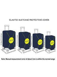 Capac compartiment bagaje cu model floral, 18-32 inch, capac flexibil pentru compartiment bagaje, potrivit pentru capacul compartimentului bagaje de 18-32 inch, protector anti-zgârieturi, protector compartiment bagaje, capac protector pentru compartiment bagaje, capac de protecție, capac anti-praf, husă de praf pentru valiză, accesorii de călătorie, înapoi la școală, rechizite școlare, magazin, înapoi la școală, sală de clasă, coajă