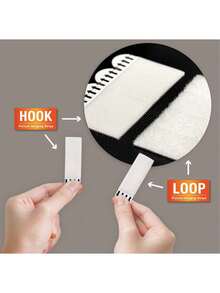 12 piezas de ganchos para colgar cuadros, instalación sin daños con pegatinas mágicas de doble cara, sin necesidad de perforar, colgadores de cuadros con ganchos de pared extraíbles, adecuados para marcos y obras de arte, convenientes para quitar e instalar, aplicables para controles remotos, marcos, enchufes, etc.