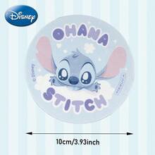 Disney 1pc Disney Officially Licensed Stitch Patterned Cute Coaster Waterproof Wipeable Compact Cup Mat Kitchen Coffee Table Dining Table Use Perfect Home Decor Warm Festive Holiday Party Decoration Gifts For Family And Friends