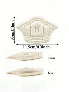 2/5 Pairs Insoles Patch Heel Pads For Sport Shoes Adjustable Size Antiwear Feet Pad Cushion Insert Insole Heel Protector Back Sticker,Shoes And Boots Accessories, Back To School Supplies