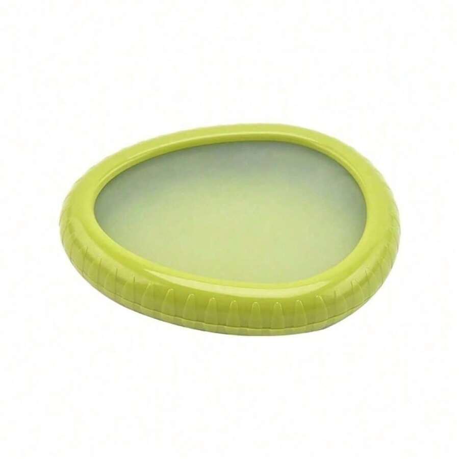 Silicone  Saver -  Reusable Storage Containers For Fridge - Ideal For Onions Lemons Tomato And Potatoes More - Green - View 1