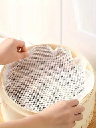 Non-Stick Silicone Steaming Mesh Pads, Reusable Silicone Steaming Mats , Silicone Steamer Liners,Reusable And Easy-Clean Steamer Mat Set For Cooking,Heat-Resistant, Easy Clean, Dishwasher - Perfect For Healthy Cooking,