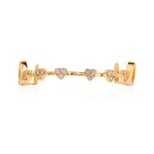 2pcs Hip Hop  Fashion Gold Teeth Micro Inlaid Heart Full Diamond Teeth Set Daily Street Personality Rap Accessories Suitable For Men And Women Daily Wear Exquisite Halloween Christmas Thanksgiving Holiday Gifts Birthday Gifts - Bạc - Xem 6