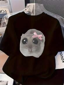 Halloween Graphic T-Shirt - Black - View 1
