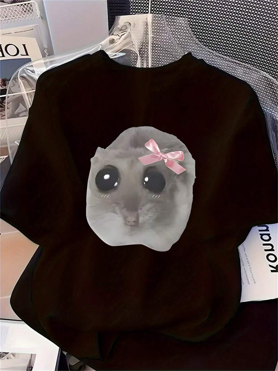 Halloween Graphic T-Shirt - Black - View 1