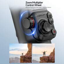 Dreiachsige Stabilisierung, professioneller, verwacklungsfreier, stabiler Selfie-Stick, intelligente Nachverfolgung, Unterstützung für Gesichts- und selbstgewählte Zielverfolgung, Multifunktionstaste, abnehmbare Fernbedienung, kostenlose Joystick-Bedienung, dedizierte App für mehr Spielspaß, kompatibel mit Apple- und Android-Smartphones.