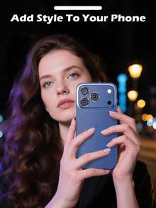 Bộ 3 miếng dán bảo vệ ống kính camera tương thích với iPhone 17/17 Pro/17 Pro Max/17 Air/16 Pro/16 Pro Max, nhẫn kim cương kim loại sáng bóng cá nhân hóa, màng bảo vệ chống trầy xước độ cứng 9H, phụ kiện điện thoại thời trang, tương thích với ốp lưng bảo vệ. - Màu xanh hải quân - Xem 2