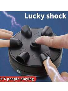 Juego de descarga eléctrica en los dedos, juguete miniatura detector de mentiras, juego de alivio del estrés (no se requiere batería) - Multicolor - Ver 2