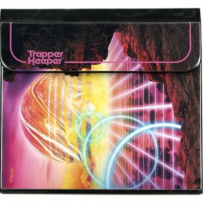 Trapper Keeper - Carpeta de 1 pulgada con carpetas y bolsillos, capacidad para papel de 8-1/2 x 11 pulgadas, brillo (260038FM-ECM)