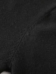 Men's Casual Solid Color Turtleneck Sweater, Autumn/Winter - Black - View 10