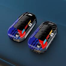 New ABS Car Flip Key Case Cover Shell For Peugeot 208 308 408 508 2008 3008 4008 5008 For Citroen C3 C4 CACTUS C6 C8 Accessories