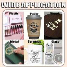 Customizable In 3 Sizes, 3D Crystal Transfer Stickers - Business Logos, Wedding Names, High-Gloss Texture, Suitable For Cups, Coffee Shops, And Personalized Products | High-Quality Durable Decorative Stickers,Office Decor - Multicolor - View 8