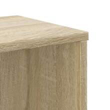 Libreria Larryhot Sonoma Oak 50x25x105 cm Legno ingegnerizzato, resistente e durevole, facile da montare, stile decorativo, adattA, Per riporre soprammobili, statuette, libri, piccoli oggetti, ecc. - Castano - Visualizzare 7