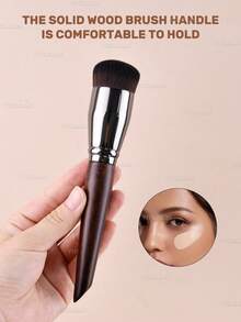 1 Stück professioneller Foundation Pinsel, Makeup Pinsel, Makeup Werkzeug mit weichen Fasern für einfachen Transport, Pinsel für die Reise