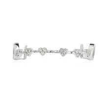 2pcs Hip Hop  Fashion Gold Teeth Micro Inlaid Heart Full Diamond Teeth Set Daily Street Personality Rap Accessories Suitable For Men And Women Daily Wear Exquisite Halloween Christmas Thanksgiving Holiday Gifts Birthday Gifts - Bạc - Xem 8
