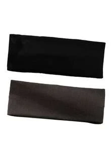 6条/套女士灰色发带，时尚百搭，适合日常佩戴、瑜伽健身、头巾发带、吸汗带等，秋冬季女士度假造型发饰，优雅围巾，柔软头巾 - 多色6件套裝 - 查看 13