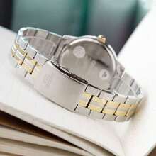 Orient Orient Ladies' Quartz Watch, FUNG8002W0, White Dial, Stainless Steel Material, Business Elegance, Suitable For Daily Wear