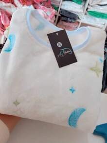 Printed Soft Fleece Complete Pajamas SHIPPING RANDOMLY ACCORDING TO STOCK AVAILABILITY - Random - View 4
