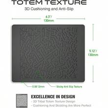 - Tapete Antideslizante para salpicadero de Coche, Almohadilla Antideslizante Antideslizante, Almohadilla de Gel Multifuncional para Detector de, telfono Celular, Llaves, Vidrio, GPS - Paquete de 2 - Ver 2