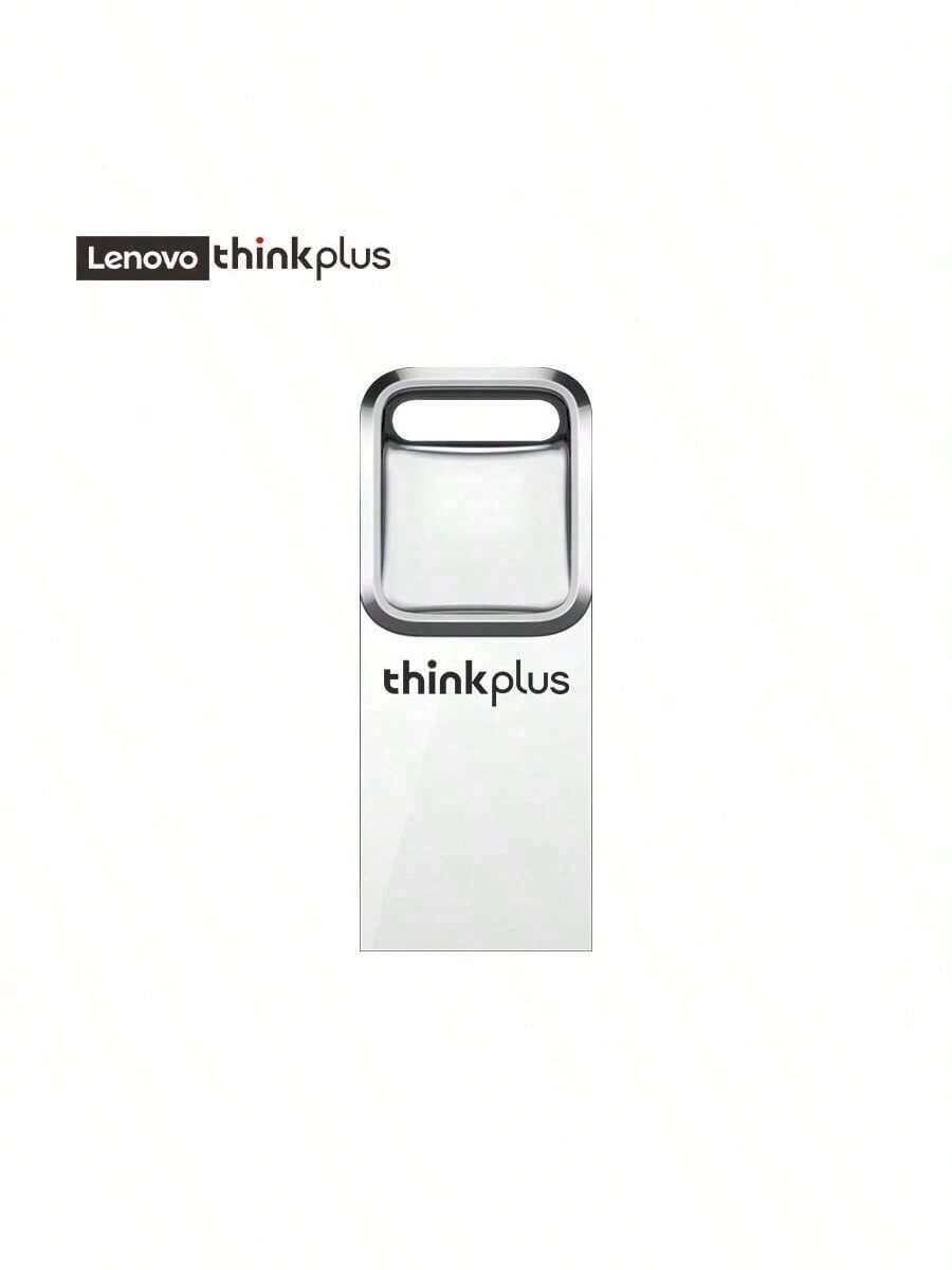 Lenovo Ổ đĩa flash USB 2.0 TU201, hoàn toàn bằng kim loại, chống nước, lý tưởng cho các cuộc họp và thuyết trình kinh doanh, di động, bền bỉ và chống nước - Ngọc trai niken - Xem 1