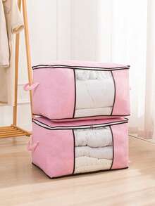 One Large Storage Bag, Non-Woven Fabric Bed Sheet Storage Bag, Bed Sheet Travel And Moving Bag, Clothes And Luggage Storage Bag, Seasonal Storage And Organization Decoration, Autumn Decoration, Festival Decoration, Interior Decoration, Home Decoration, Bedroom Storage, Christmas Gifts