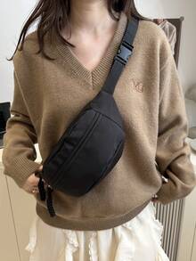 Casual Minimalist Fashion Versatile Waist Bag For Women