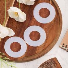 3pcs Toilet Flush Valve Seal, Compatible Rubber Sealing Washer Ring, Universal Replacement Part For Toilet Tank Repair (White) Bathroom Bathroom Accessories Bathroom Tools - White - View 8