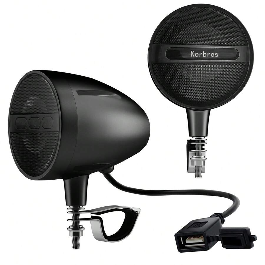 Sistema de audio para motocicleta, equipo de sonido de alta calidad para motocicletas, resistente al agua, fácil de instalar, excelente calidad