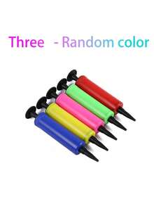 5pcs/3/1 Portable Air Pump Hand-Held Inflator Balloon Pump Hand Held Inflator Air Pump Balloon Inflator Hand Operated Push Air Pump, Suitable For Balloons, Travel Pillows, Sports Balls, Birthday Parties, Celebrations, Holidays, Weddings, Balloons, Christmas Decorations (Random Color),Christmas Mother's Day Graduation