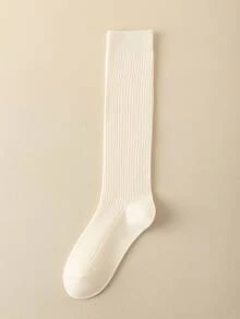 1 Pair/5 Pairs Women's Thick Cashmere Blend Knee,High Socks, Warm For Autumn/Winter, Cozy Socks - Multicolor - View 12