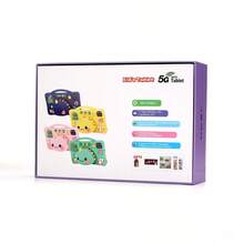 Tablet educacional infantil computador de aprendizagem sistema Android com capa protetora de desenho animado - Verde - Visão 4