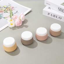 GGGold 4pcs [TSA]Approved Silicone Travel Containers Set, Leak-Proof Cream Jars With Transparent Bag, For Face Body Hand Lotion Skincare.Suitable For [ Travel]  And Shipping Seasons