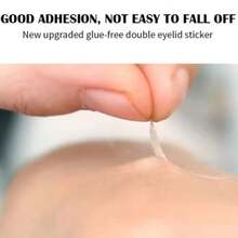 10片/包混合8款高粘隐形无反光无缝双眼皮贴，适用于双眼皮、下垂眼皮、内眼皮、肿眼、调整，适合所有女性、学生和男性