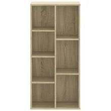 Libreria Larryhot Sonoma Oak 50x25x105 cm Legno ingegnerizzato, resistente e durevole, facile da montare, stile decorativo, adattA, Per riporre soprammobili, statuette, libri, piccoli oggetti, ecc. - Castano - Visualizzare 4
