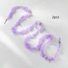 1 Stück bunte künstliche Fellboa 2m Plüschboa für Frauen zum Tanzen, Hochzeit, Party, Halloween, Bühnendekor, Feiertagsparty Kopfschmuck Accessoires, Schal Dekoration, geeignet für Geburtstag, Halloween, Weihnachten, Pferderennen, Teezeremonie, Silvester, Konzert und Heimdekoration, Tanzhochzeit, Bühnenauftritt, Karnevalskostüm und Accessoires, Partyzubehör, ideale Wahl als Geschenk - Verschiedenfarbig - Übersicht 16