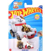 Hot Wheels 玩具车 1:64 比例车辆，用于玩耍或展示 Die-25C/25N 批量铸造汽车收藏仿真玩具，来自动画节目，用于玩耍或展示，宝马道奇捷豹卡车雪佛兰锥形摇晃器 C4982 小型车 GTC 收藏爱好者男孩礼物玩具车模型 1 件 - 彩色 - 查看 13