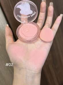 Little Ondine Cream Blush 02, Natural Dewy Makeup Effect, Easy To Blend, Non-Cakey, Hydrating & Plump Texture, Long-Lasting, Multi-Purpose: Can Be Used On Cheeks, Lips, Eyes, Collaboration Edition, Exquisite Packaging, Perfect Gift Choice - 02 Pink - View 3