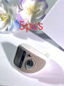 Nuovo contatore elettronico portatile, display LED ad anello elastico, mini contatore manuale, contatore per uso quotidiano di carte e imballaggi