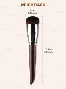 1 Stück professioneller Foundation Pinsel, Makeup Pinsel, Makeup Werkzeug mit weichen Fasern für einfachen Transport, Pinsel für die Reise